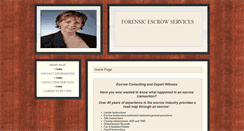 Desktop Screenshot of forensicescrowservices.com