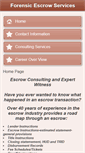 Mobile Screenshot of forensicescrowservices.com