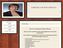 Tablet Screenshot of forensicescrowservices.com